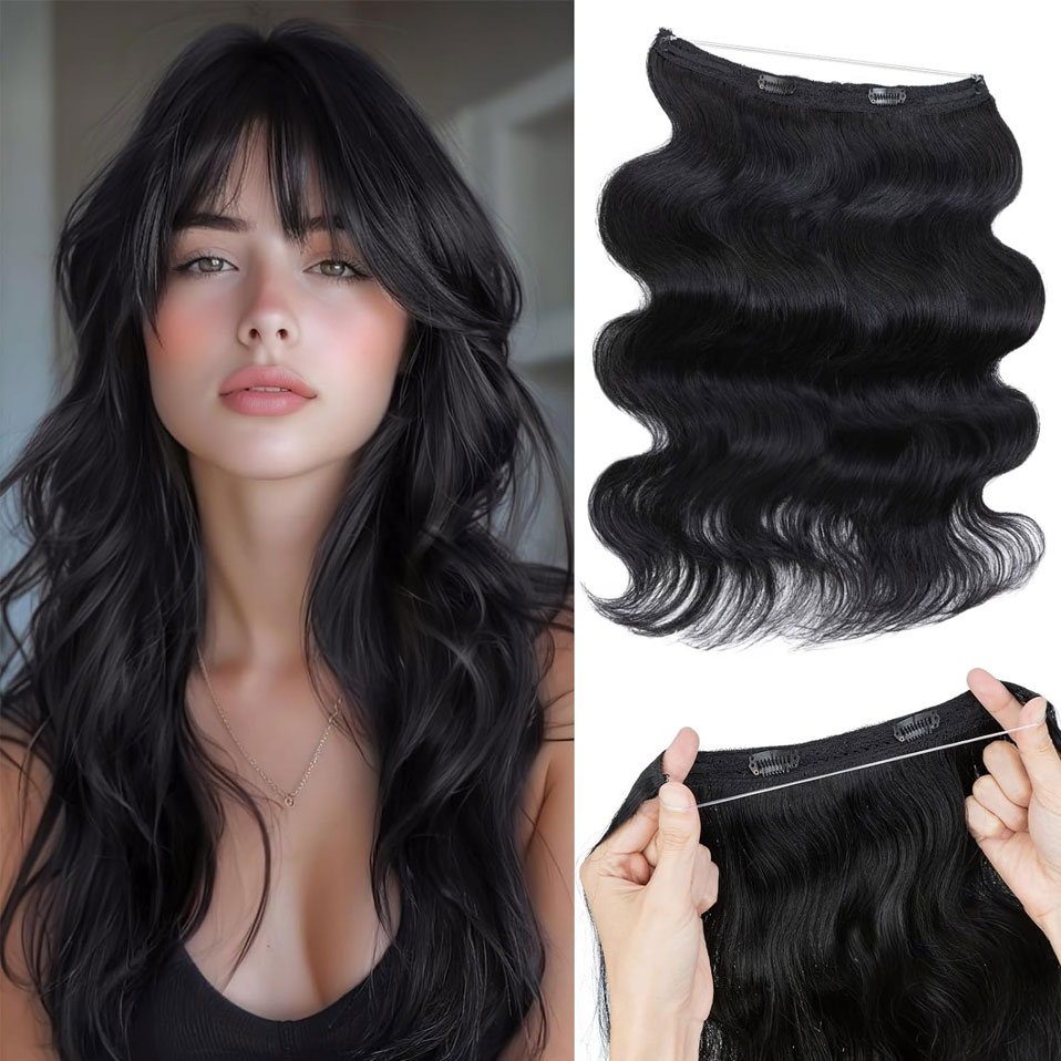 Invisible Tape In Extensions Real Hair - S-noilite Tel İnsan Saç Uzantıları Dalgalı