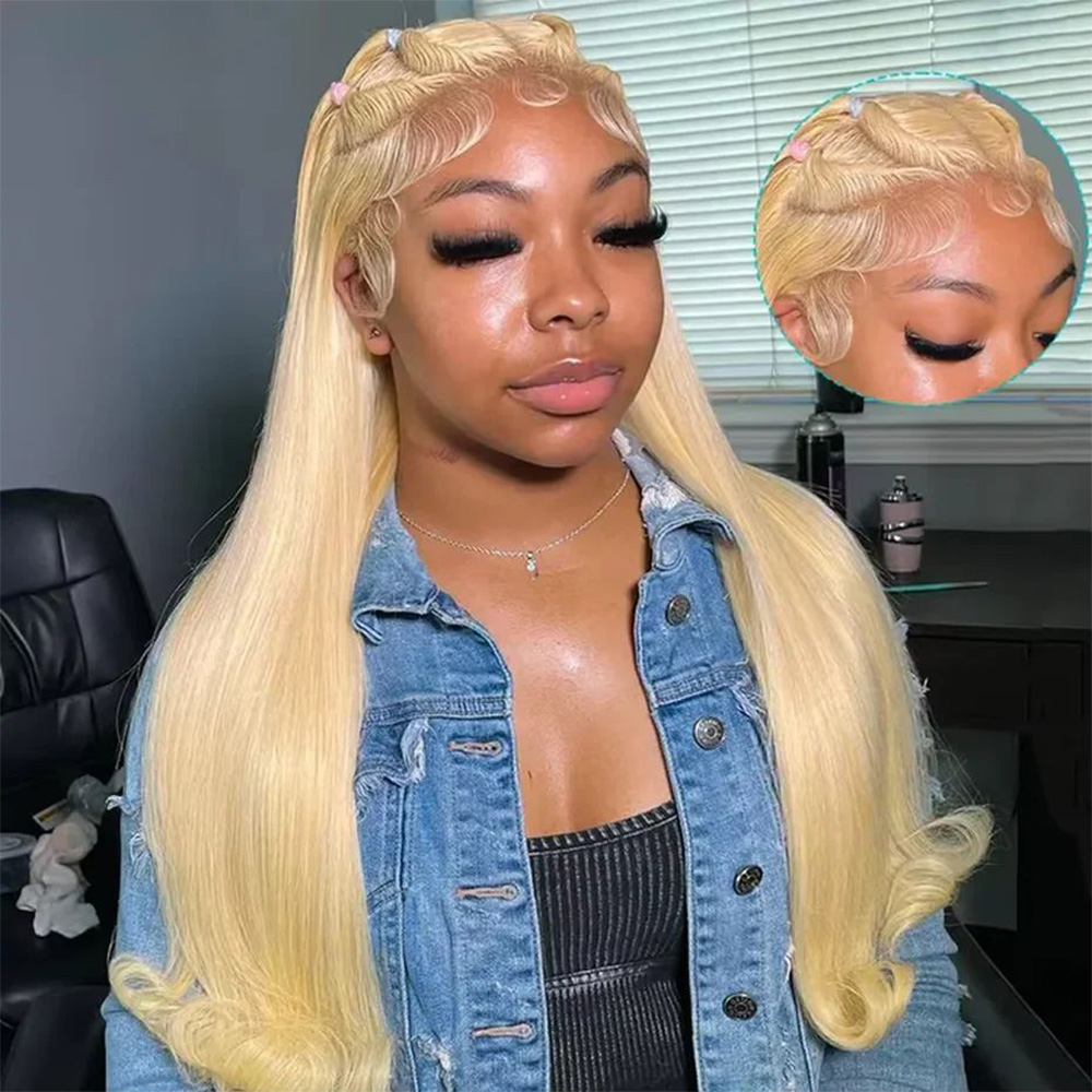 Hd Lace Frontal Wig Human Hair Pre Plucked - 30 46 İnç, Düz ve Doğal