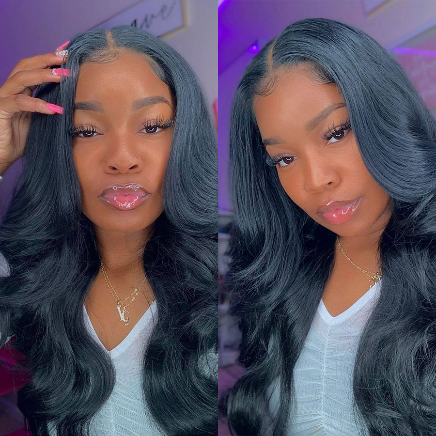 46 İnç Ön Açılmış, Ön Saç Kökl - Hd Lace Frontal Wig Human Hair Pre Plucked incelemesi ve fiyatı