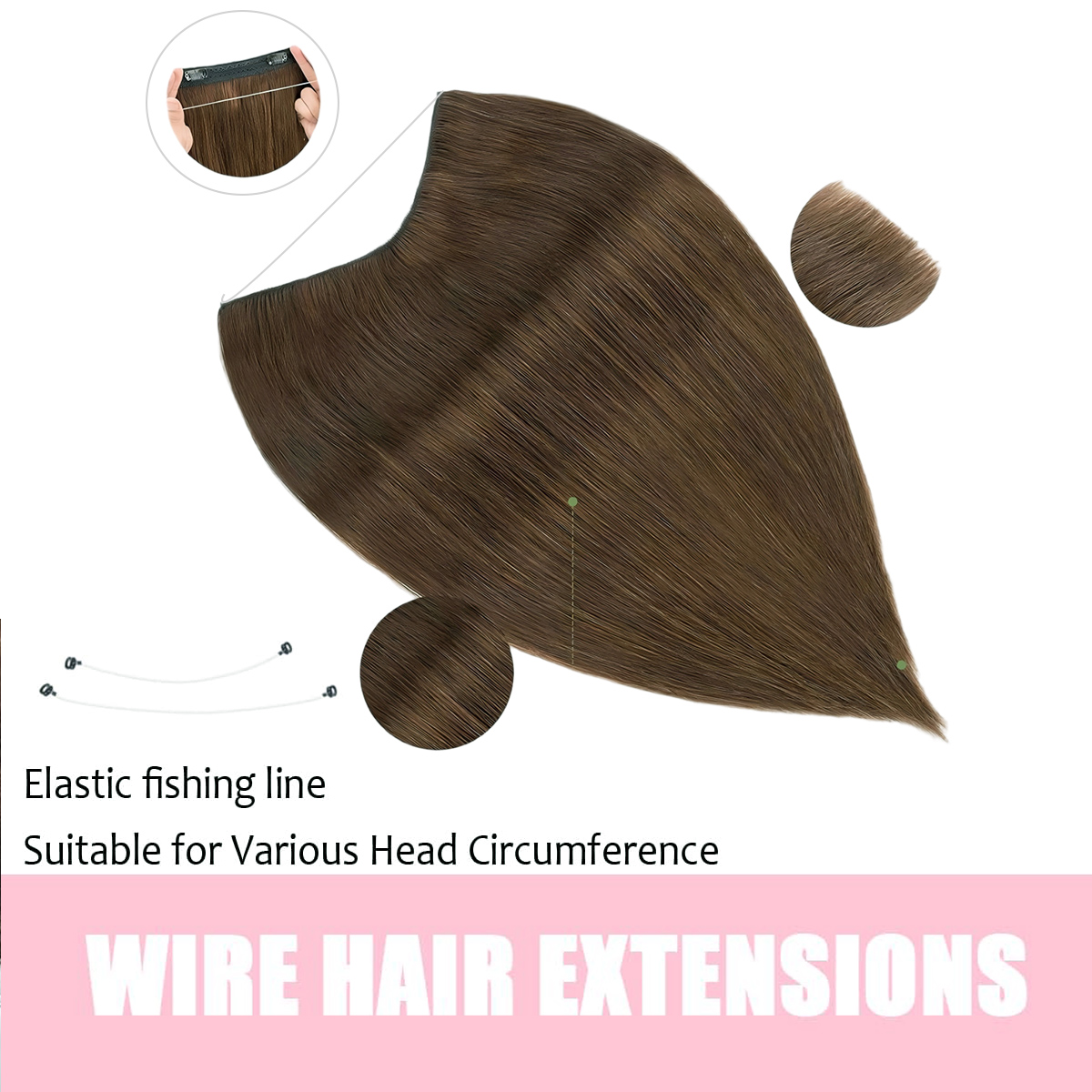 Görünmez Halo Saç Uzatmaları G - Seamless Clip In Hair Extensions Human Hair incelemesi ve fiyatı