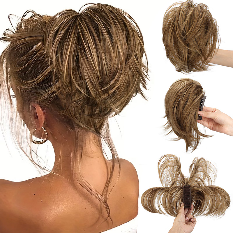 Sentetik Pençe Tokalı At Kuyru - Claw Clip Messy Bun Hair Piece incelemesi ve fiyatı